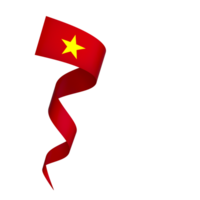 Vietnam bandera elemento diseño nacional independencia día bandera cinta png