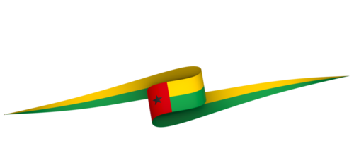 Guiné bissau bandeira elemento Projeto nacional independência dia bandeira fita png