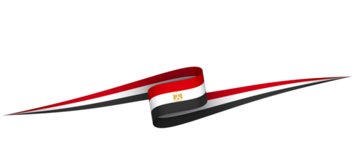 egypten flagga element design nationell oberoende dag baner band png