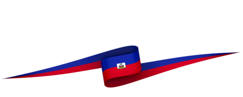 Haiti bandeira elemento Projeto nacional independência dia bandeira fita png