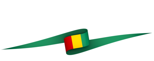 Guinea Flagge Element Design National Unabhängigkeit Tag Banner Band png