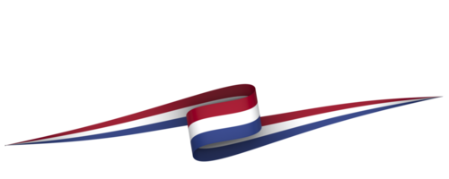 Olanda bandiera elemento design nazionale indipendenza giorno bandiera nastro png