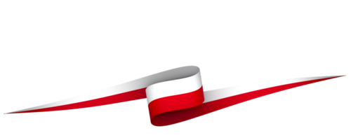 Polonia bandera elemento diseño nacional independencia día bandera cinta png