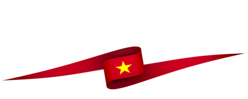 Vietnam Flagge Element Design National Unabhängigkeit Tag Banner Band png