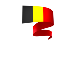 Belgio bandiera elemento design nazionale indipendenza giorno bandiera nastro png