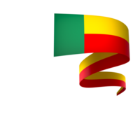 Benin flag element design national independence day banner ribbon png