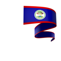 belize bandiera elemento design nazionale indipendenza giorno bandiera nastro png