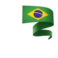 Brasilien flagga element design nationell oberoende dag baner band png