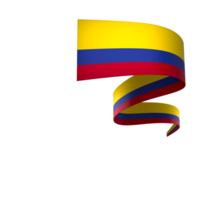 colombia flagga element design nationell oberoende dag baner band png