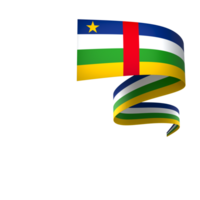 central africano república bandeira elemento Projeto nacional independência dia bandeira fita png