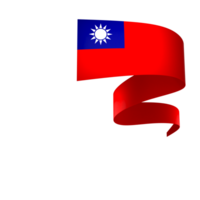 Taïwan drapeau élément conception nationale indépendance journée bannière ruban png