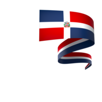 dominicano república bandera elemento diseño nacional independencia día bandera cinta png