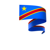 DR Congo flag element design national independence day banner ribbon png