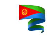 Eritrea flag element design national independence day banner ribbon png