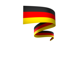 Germany flag element design national independence day banner ribbon png