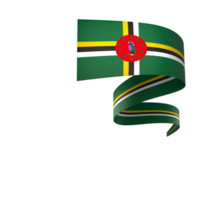 Dominica flag element design national independence day banner ribbon png