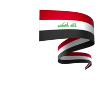 Iraq flag element design national independence day banner ribbon png