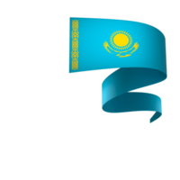 Kazakhstan flag element design national independence day banner ribbon png