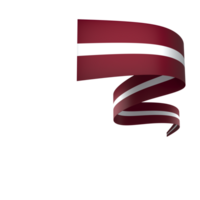 Latvia flag element design national independence day banner ribbon png