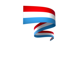 Luxembourg drapeau élément conception nationale indépendance journée bannière ruban png