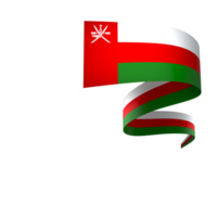 Oman flag element design national independence day banner ribbon png
