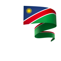 Namibia flag element design national independence day banner ribbon png