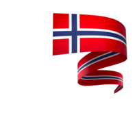 Norway flag element design national independence day banner ribbon png