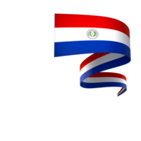 Paraguay Flagge Element Design National Unabhängigkeit Tag Banner Band png