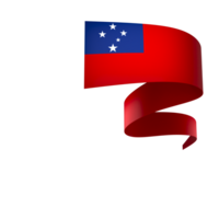 Samoa bandera elemento diseño nacional independencia día bandera cinta png