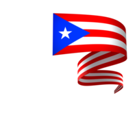 puerto rico Flagge Element Design National Unabhängigkeit Tag Banner Band png