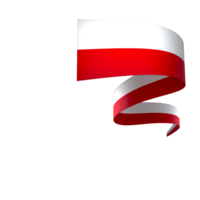 Poland flag element design national independence day banner ribbon png