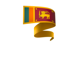 sri lanka flagga element design nationell oberoende dag baner band png