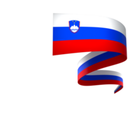 Slovenia flag element design national independence day banner ribbon png