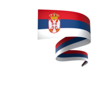 serbia flagga element design nationell oberoende dag baner band png