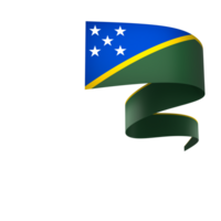 Salomón islas bandera elemento diseño nacional independencia día bandera cinta png