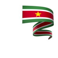 suriname drapeau élément conception nationale indépendance journée bannière ruban png