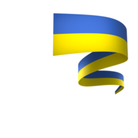 ukraina flagga element design nationell oberoende dag baner band png