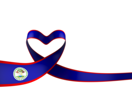 Belize flag element design national independence day banner ribbon png