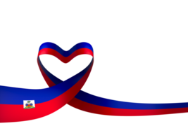 Haiti flag element design national independence day banner ribbon png