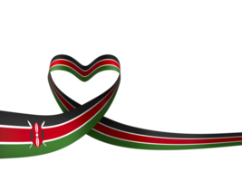 Kenya drapeau élément conception nationale indépendance journée bannière ruban png