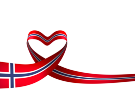 Norway flag element design national independence day banner ribbon png