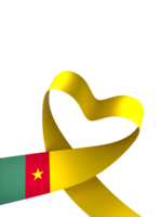 cameroon flagga element design nationell oberoende dag baner band png