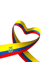 ecuador bandiera elemento design nazionale indipendenza giorno bandiera nastro png