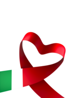 Italien flagga element design nationell oberoende dag baner band png