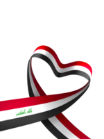 Iraq flag element design national independence day banner ribbon png