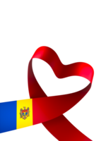 Moldavie drapeau élément conception nationale indépendance journée bannière ruban png