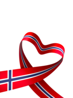 Norway flag element design national independence day banner ribbon png