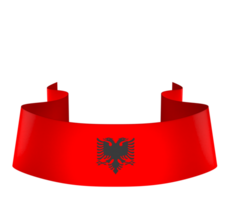 Albanien Flagge Element Design National Unabhängigkeit Tag Banner Band png