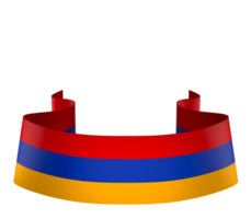 Armenia flag element design national independence day banner ribbon png