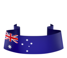 Australie drapeau élément conception nationale indépendance journée bannière ruban png